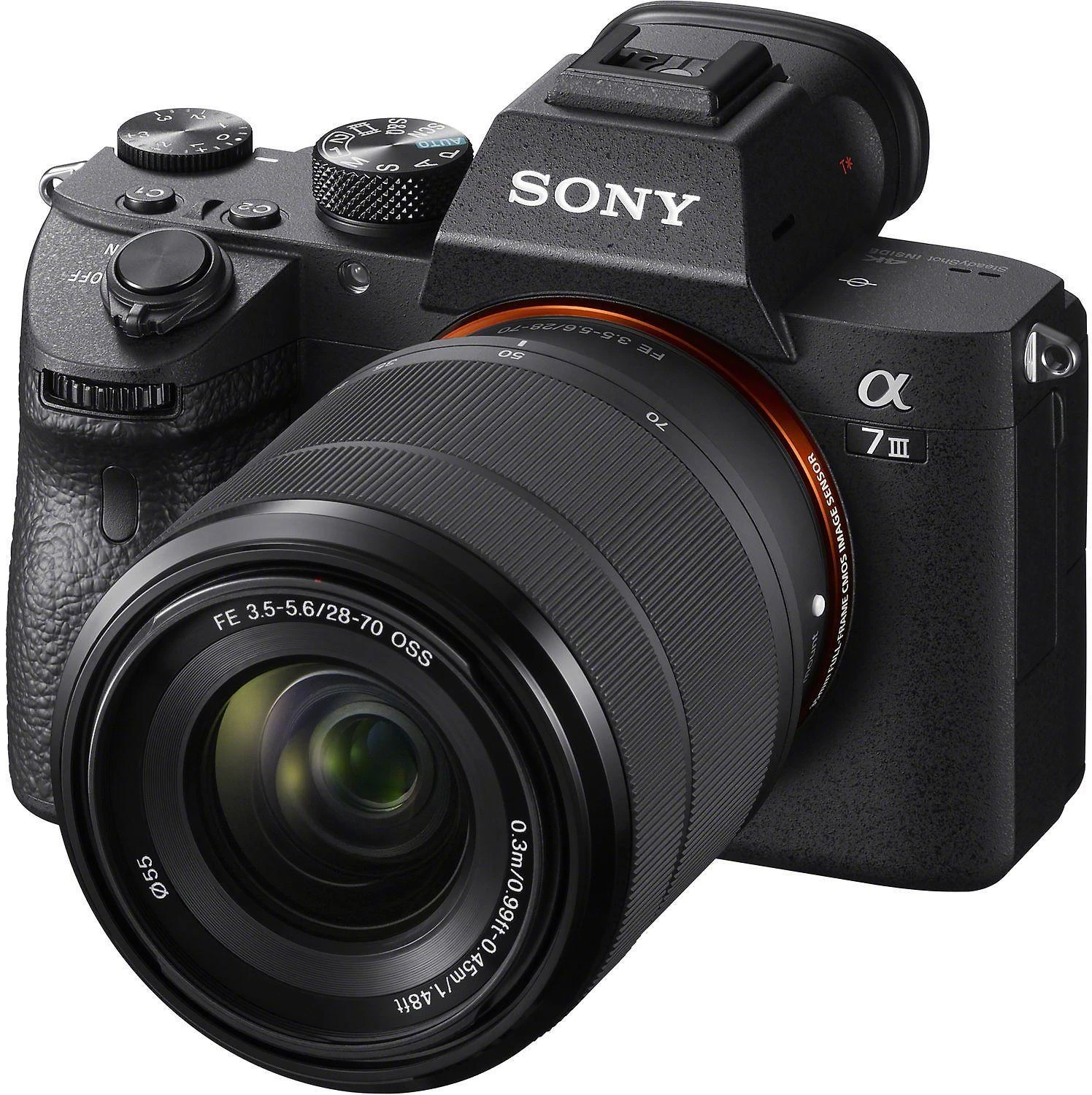 Objektyvas Sony α 7 III + 28-70mm MILC 24,2 MP CMOS 6000 x 4000 pikseliai Juoda