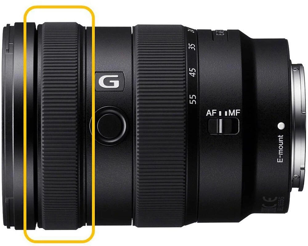 Sony SEL1655G SLR Standartinio priartinimo objektyvas Juoda