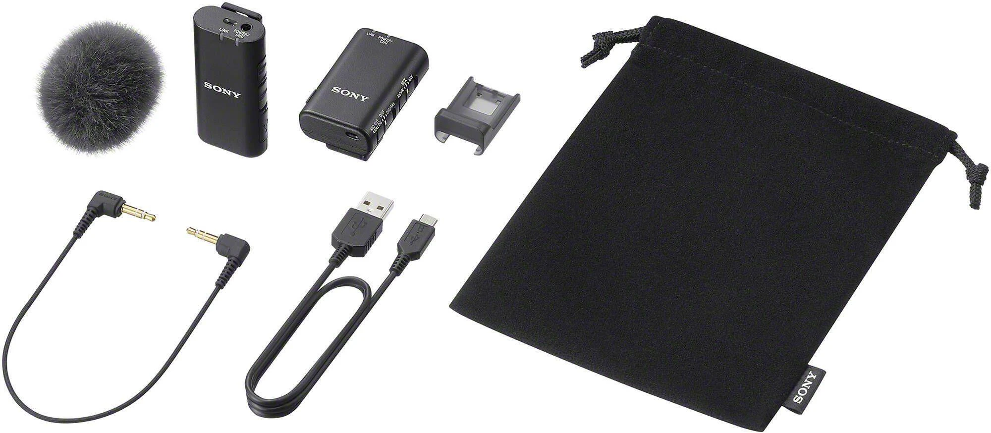 Sony | Belaidis Bluetooth mikrofonas | ECM-W2BT | Visakryptis; Aiškus skaitmeninis perdavimas be laidų; Aukštos kokybės garso perdavimas iš mikrofono į imtuvą; 9 valandų baterijos veikimo laikas; Stabilus, nepertraukiamas garso įrašymas; Apsaugos priemonės, skirtos užkirsti kelią įrašymo gedimams; Produkto paveikslėlyje parodytas 3,5 mm stereo mini lizdas siųstuvo viršuje. Išplečiamumas naudojant 3,5 mm stereo mini lizdą