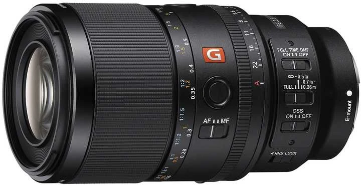 Objektyvas Sony FE 100mm F2.8 Macro GM OSS (Juodas) | (SEL100M28GMB.SYX)