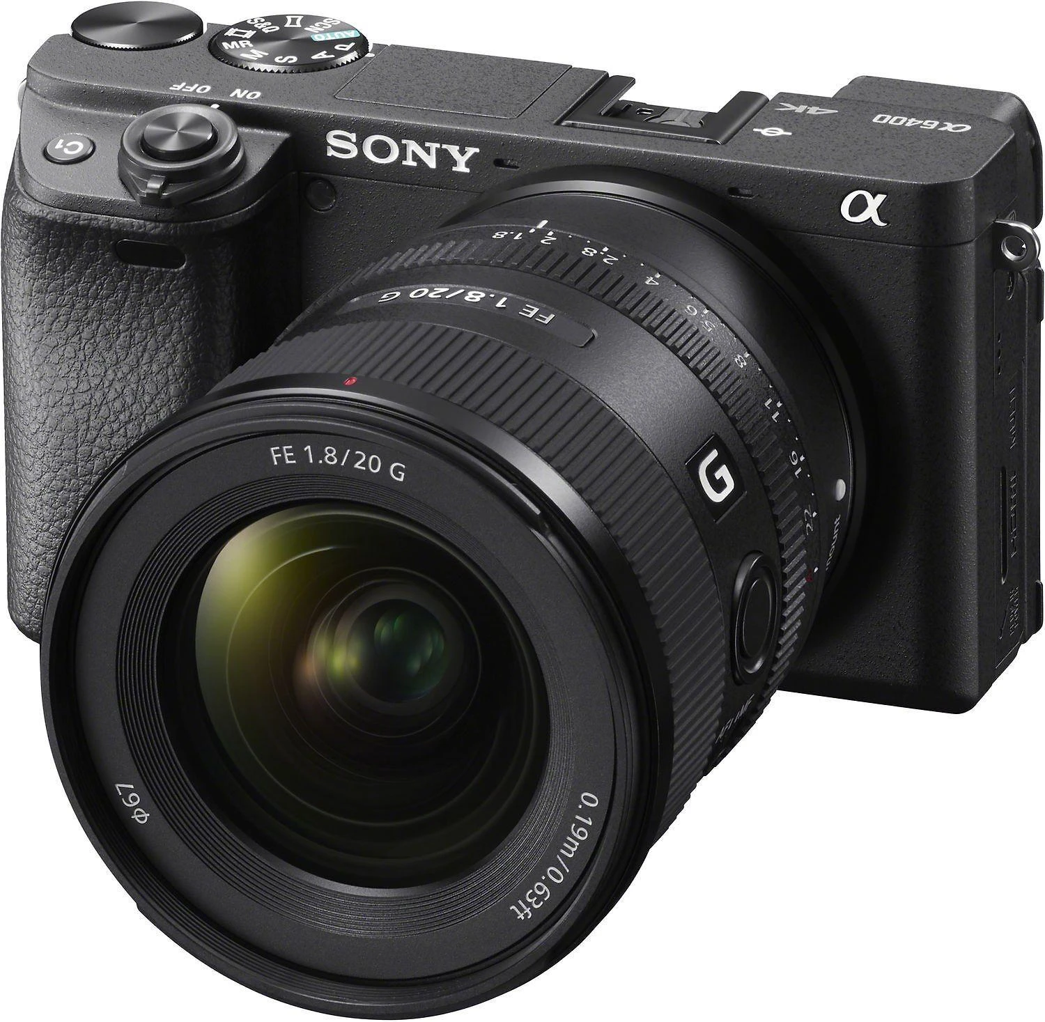 Sony FE 20 mm F1.8 G MILC „Ultra“ platus objektyvas Juoda