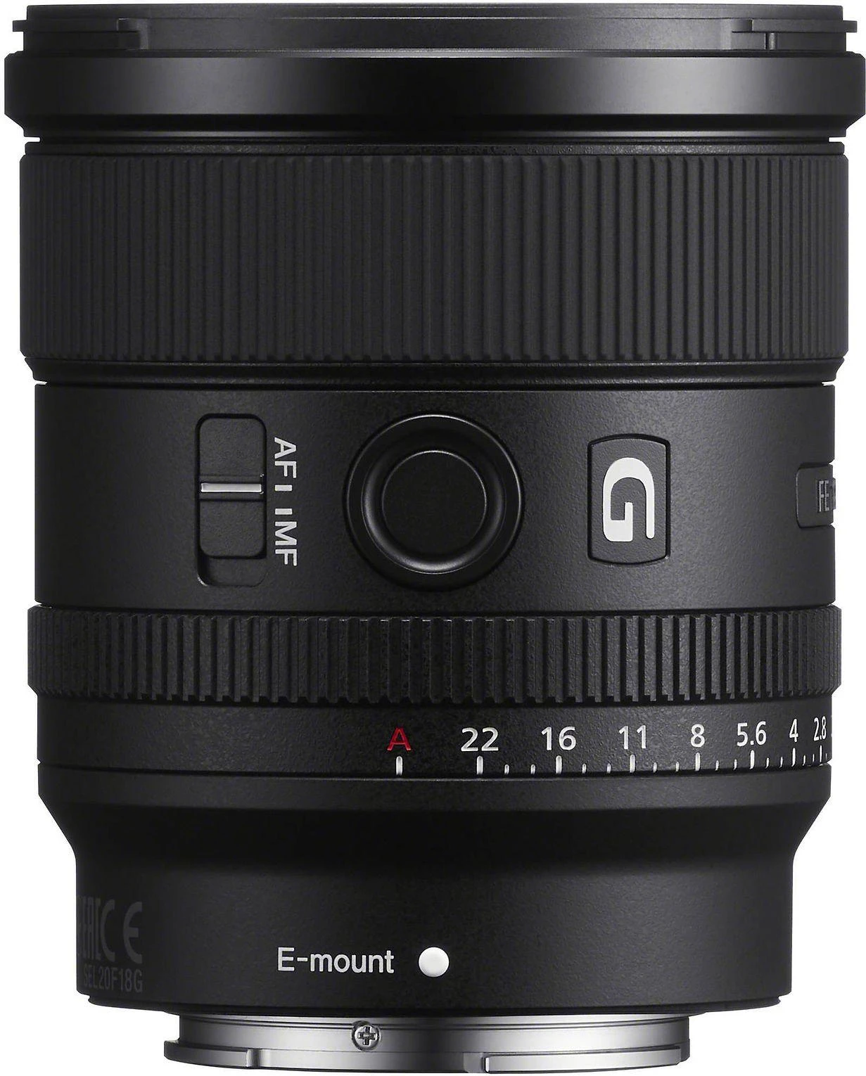 Sony FE 20 mm F1.8 G MILC „Ultra“ platus objektyvas Juoda