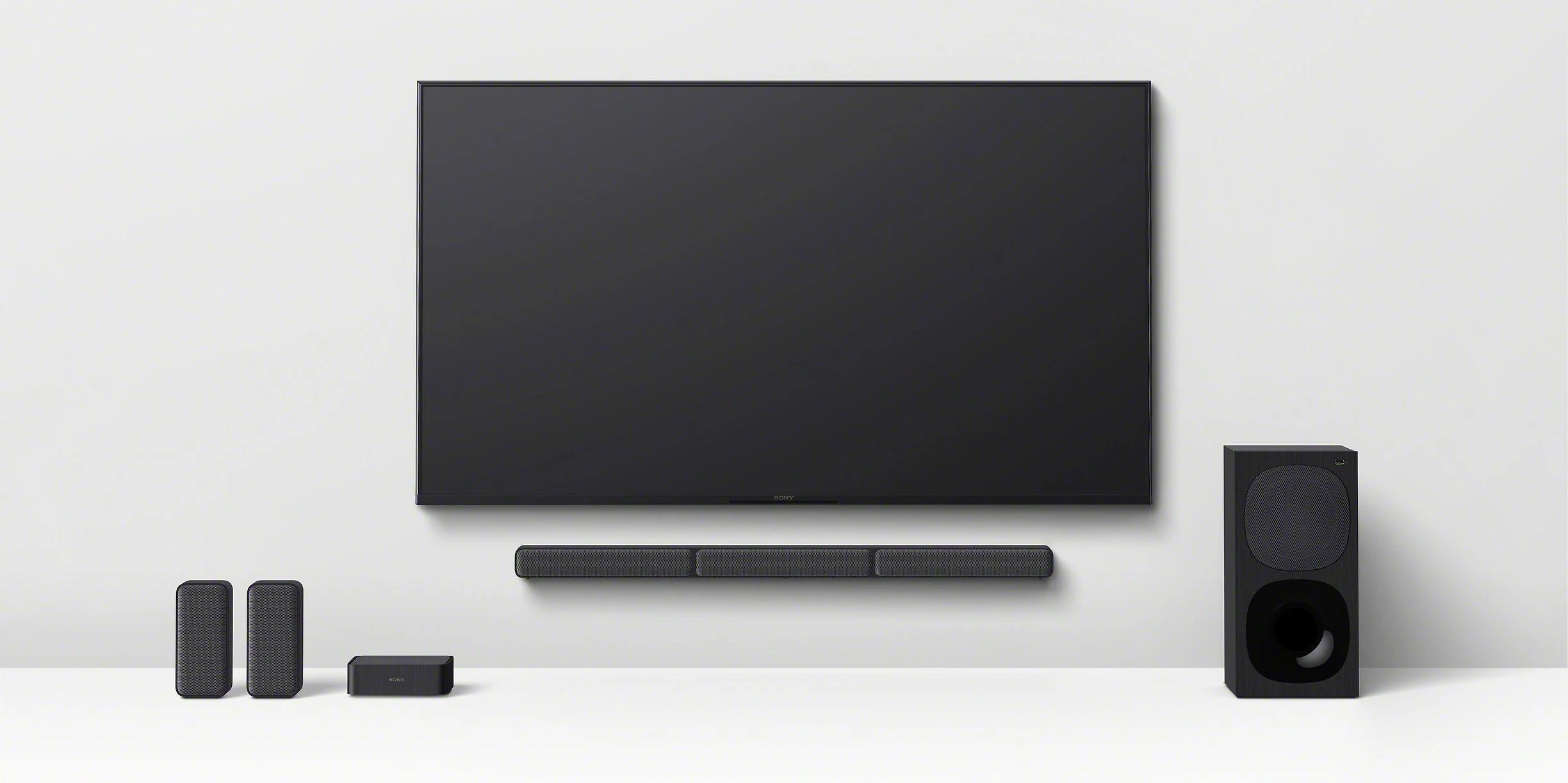 Namų kino sistema Sony | HT-S40R 5.1ch Home Cinema Soundbar with Wireless Rear Speakers | Juodas | No | USB port | Wi-Fi | Bluetooth | Belaidė jungtis