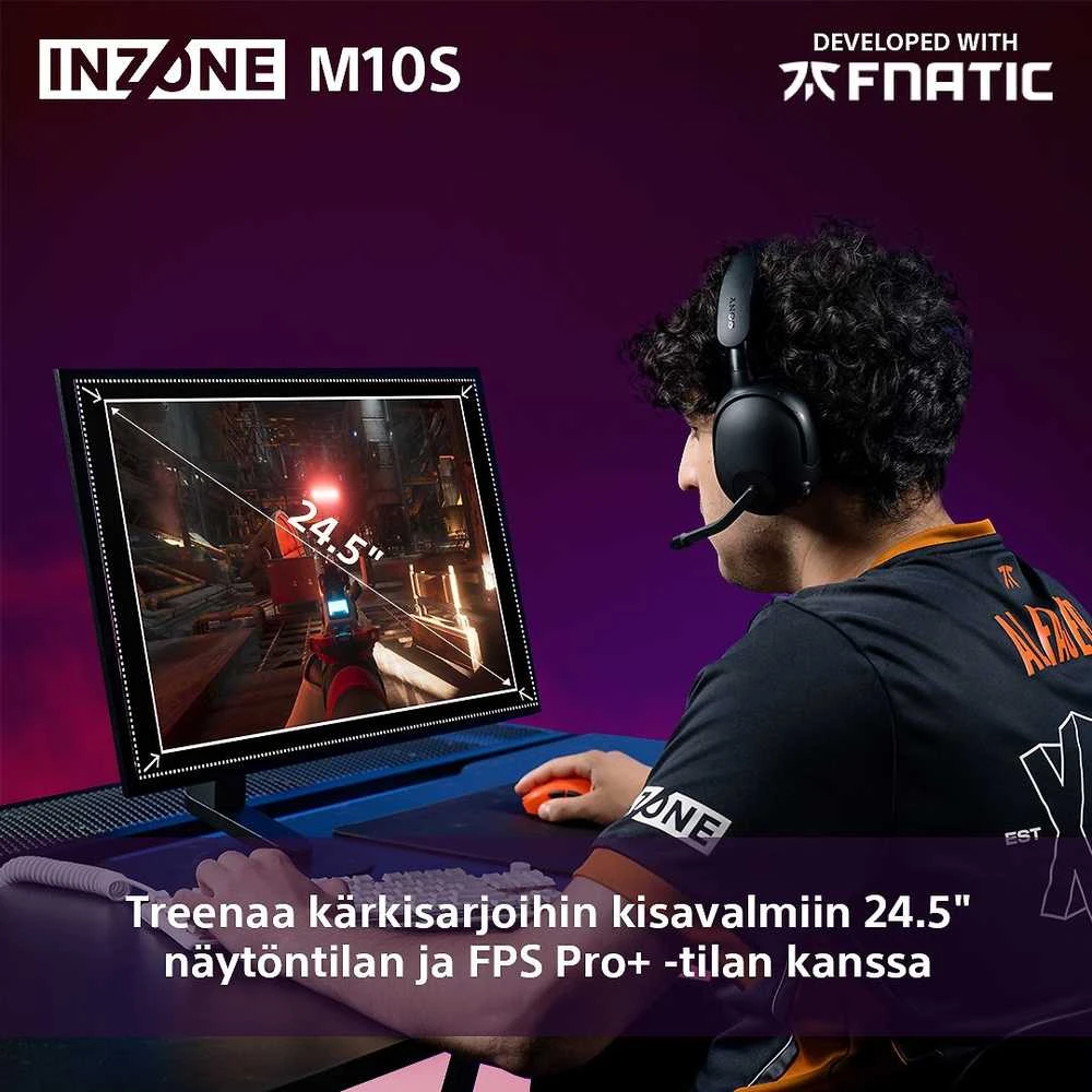 Monitorius Sony INZONE M10S - 480Hz | QHD | 26,5 colio | OLED | 0,03 ms