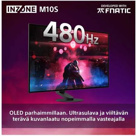 Monitorius Sony INZONE M10S - 480Hz | QHD | 26,5 colio | OLED | 0,03 ms