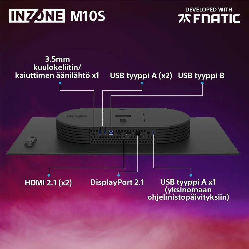 Monitorius Sony INZONE M10S - 480Hz | QHD | 26,5 colio | OLED | 0,03 ms