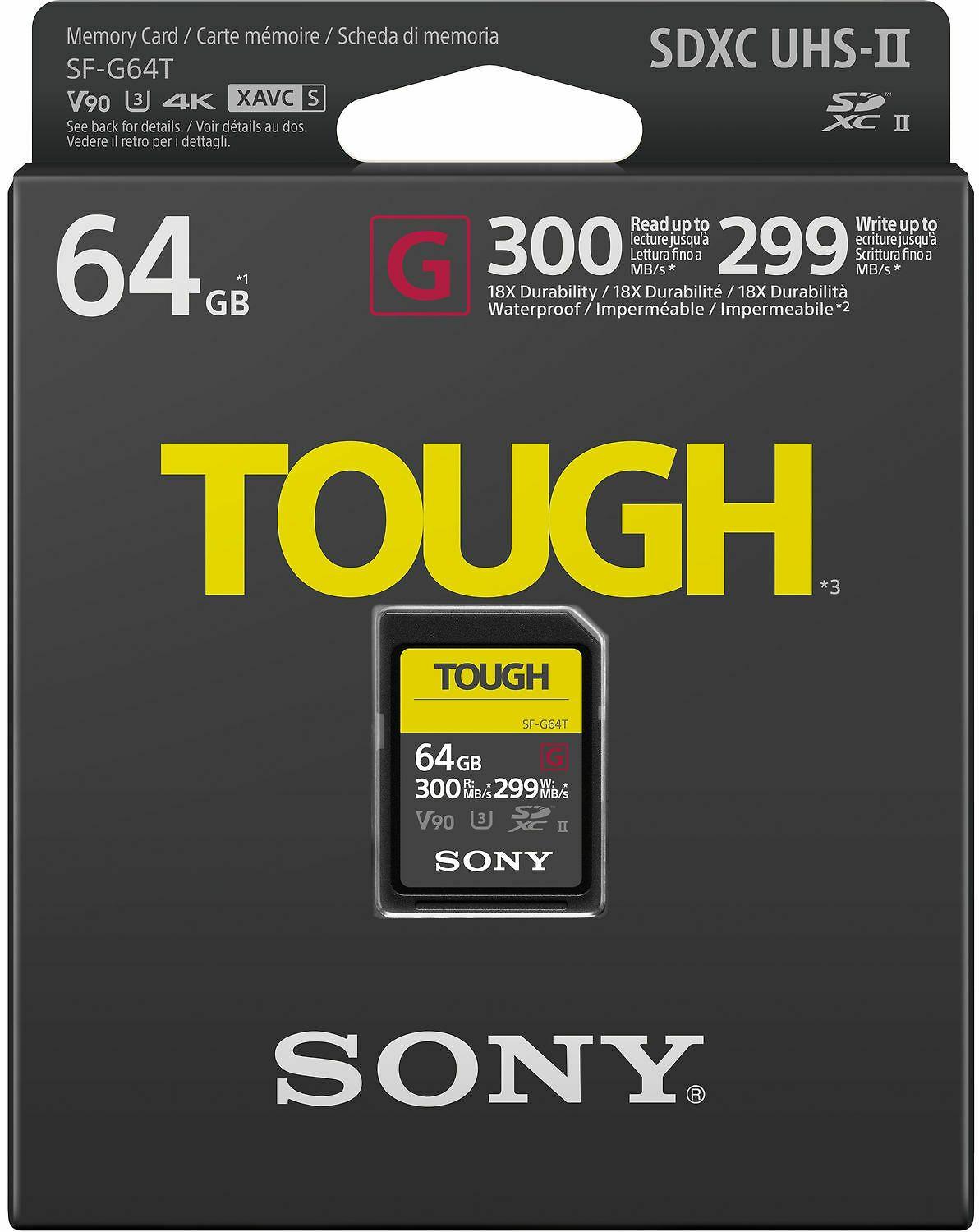 Atminties kortelė Sony | SF64TG | 64 GB | Micro SDXC | Flash atminties klasė 10