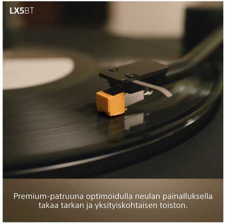 Sony | Aukščiausios kokybės patefonas atkuriimui | PS-LX5BT | Visiškai automatinis
