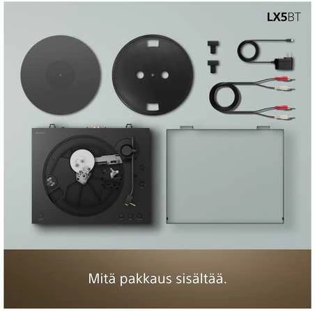 Sony | Aukščiausios kokybės patefonas atkuriimui | PS-LX5BT | Visiškai automatinis