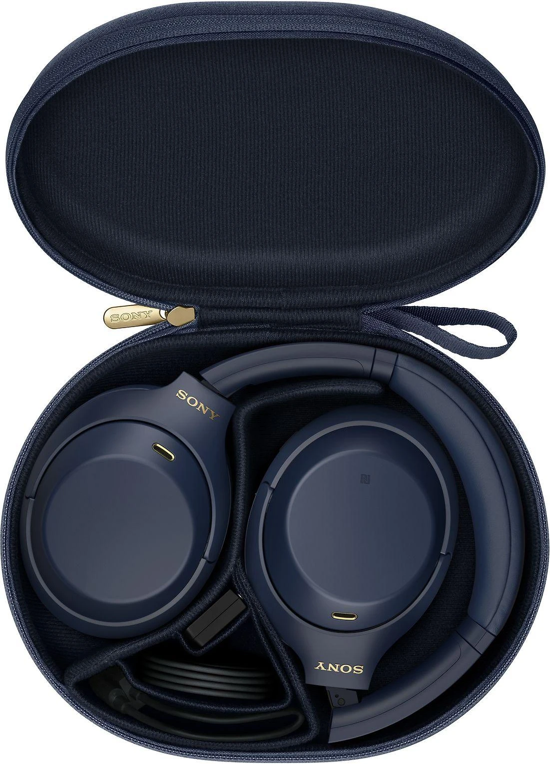 Sony WH-1000XM4 belaidės triukšmą slopinančios ausinės, Mėlynos
