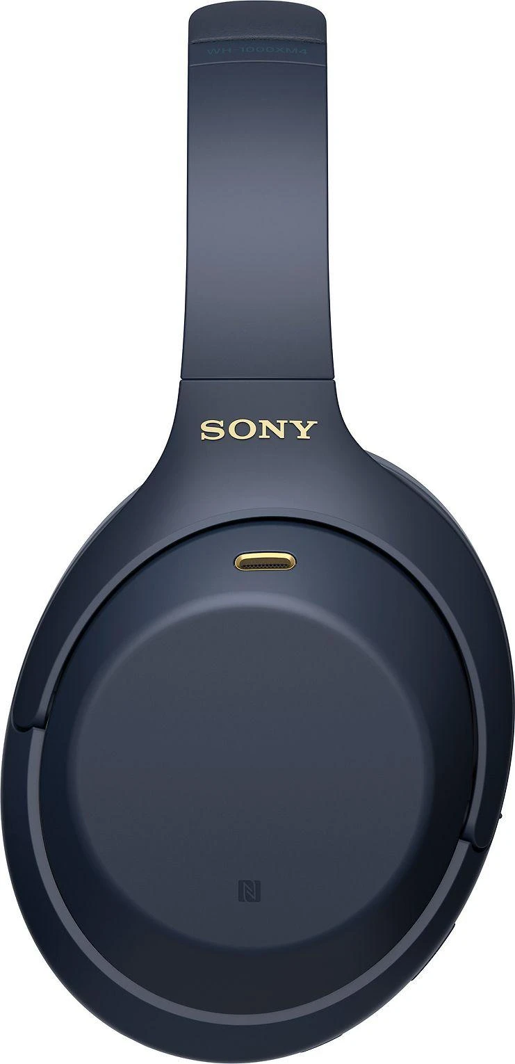 Sony WH-1000XM4 belaidės triukšmą slopinančios ausinės, Mėlynos