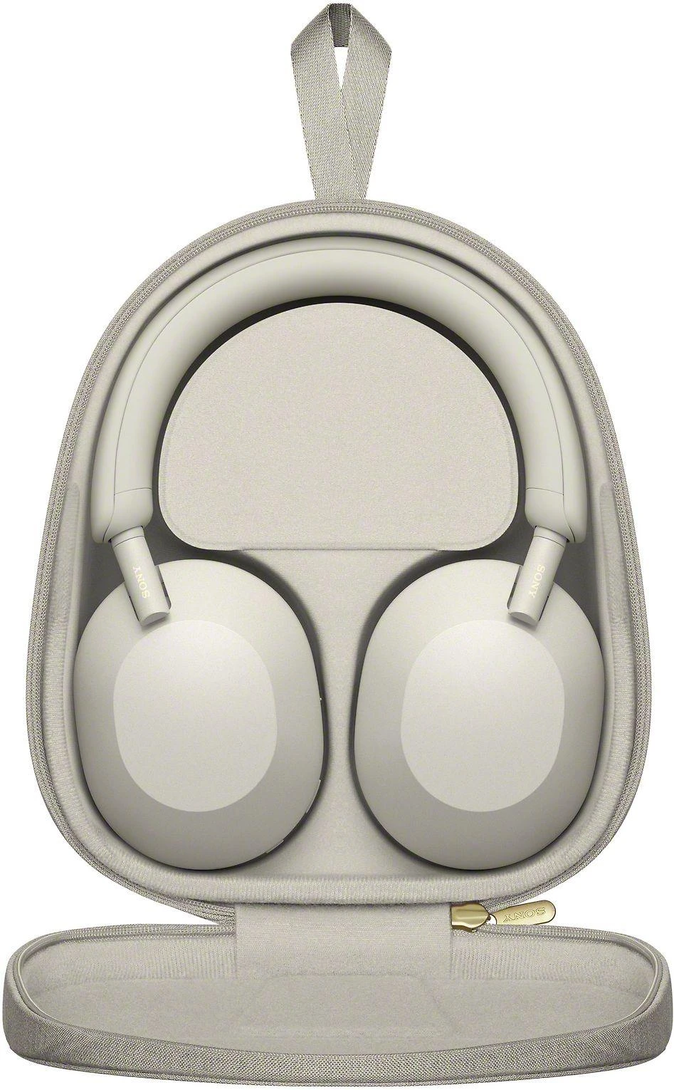 Belaidės ausinės Sony WH-1000XM5 su triukšmo slopinimo technologija, Sidabrinės