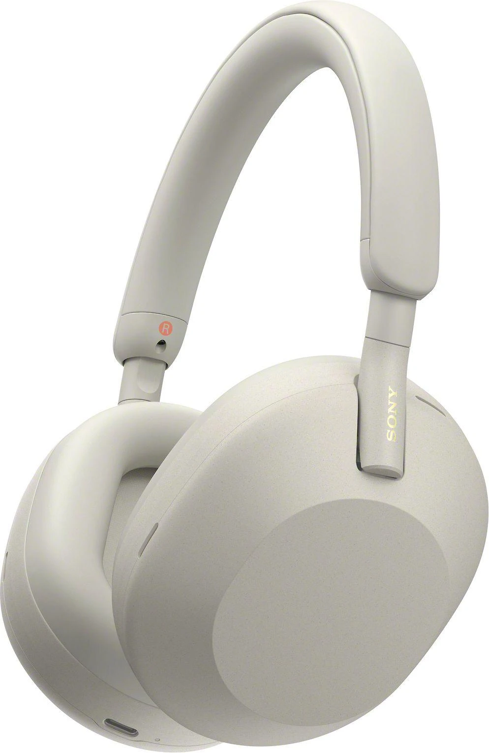 Belaidės ausinės Sony WH-1000XM5 su triukšmo slopinimo technologija, Sidabrinės