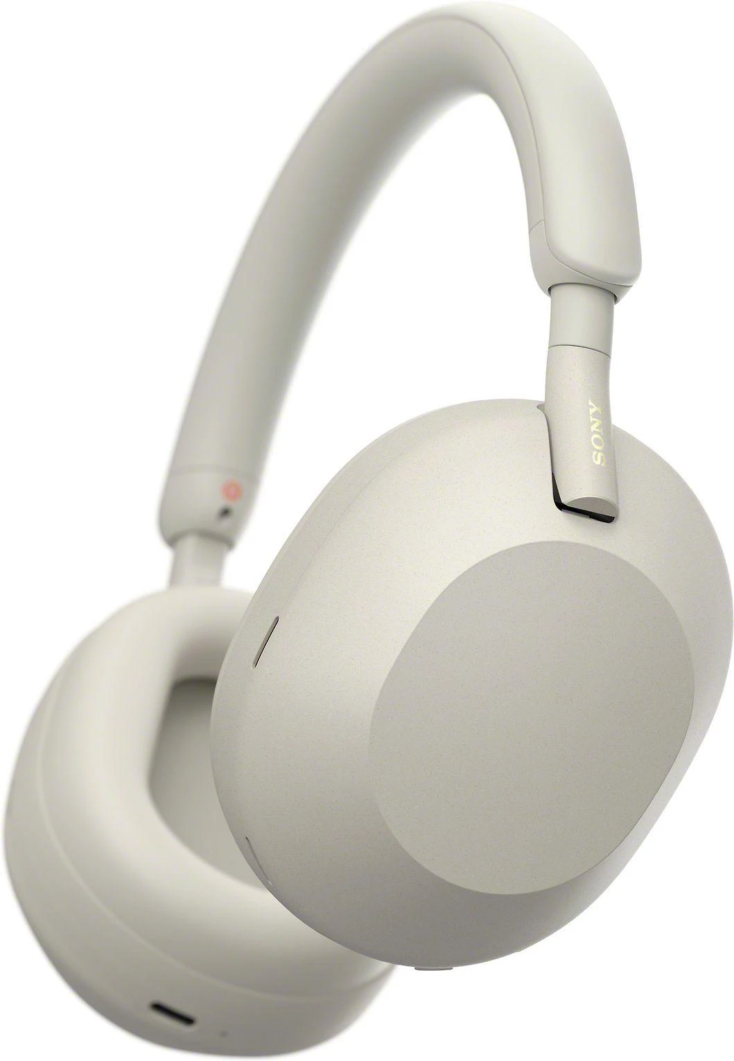 Belaidės ausinės Sony WH-1000XM5 su triukšmo slopinimo technologija, Sidabrinės