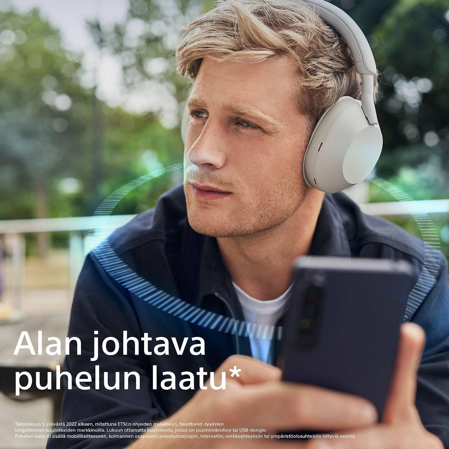 Belaidės ausinės Sony WH-1000XM5 su triukšmo slopinimo technologija, Sidabrinės