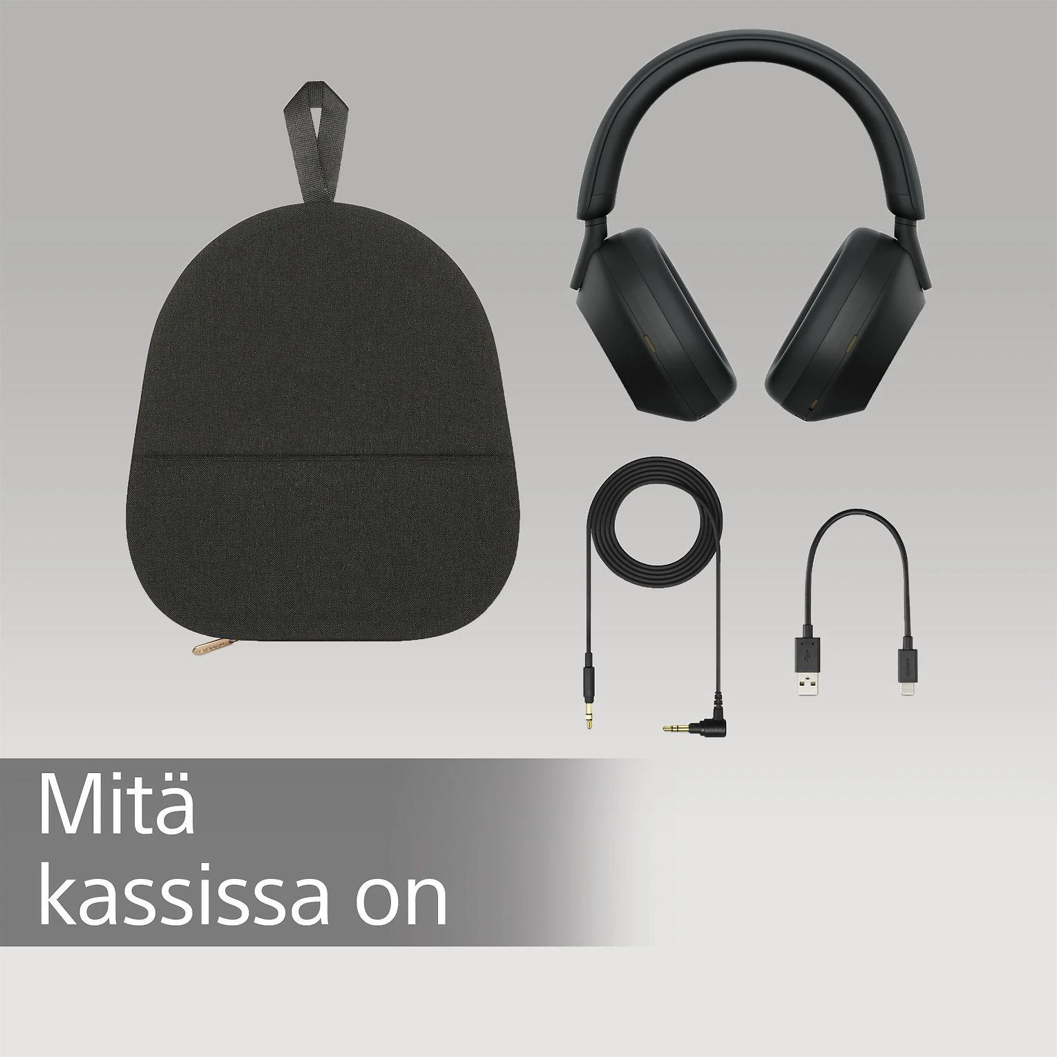 Belaidės ausinės Sony WH-1000XM5 su triukšmo slopinimo technologija, Sidabrinės