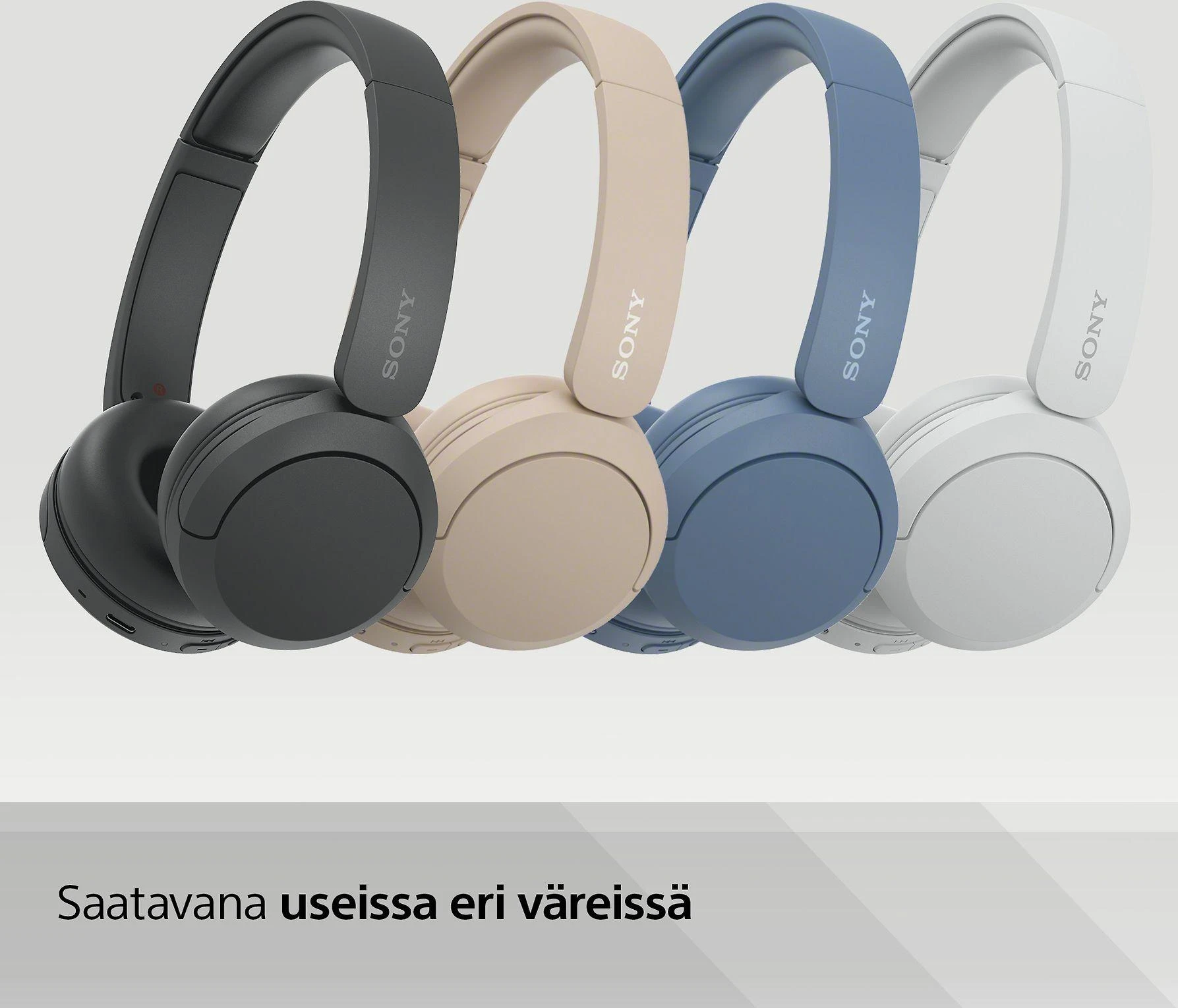 Belaidės Ausinės Sony WH-CH520B, Juodos spalvos