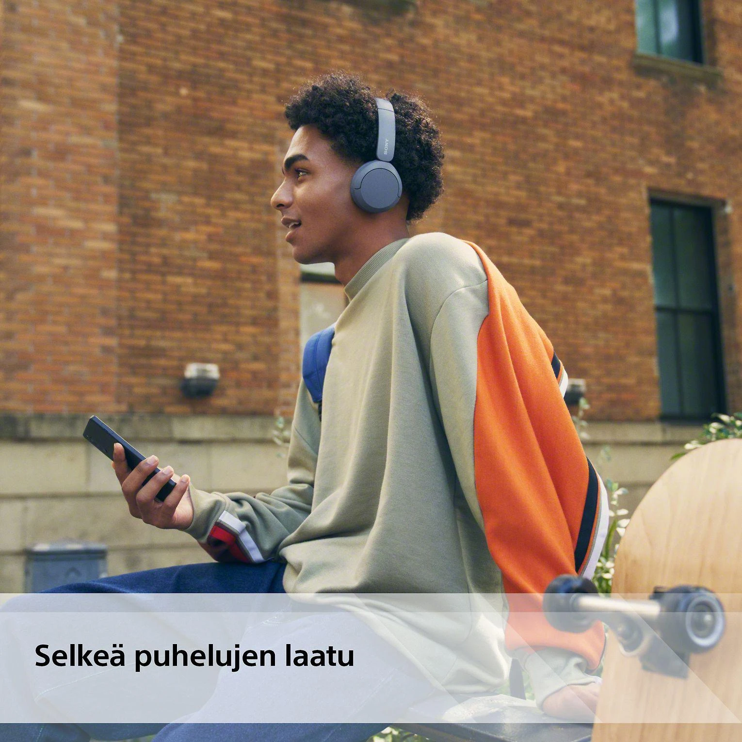Belaidės Ausinės Sony WH-CH520L, Mėlynos spalvos