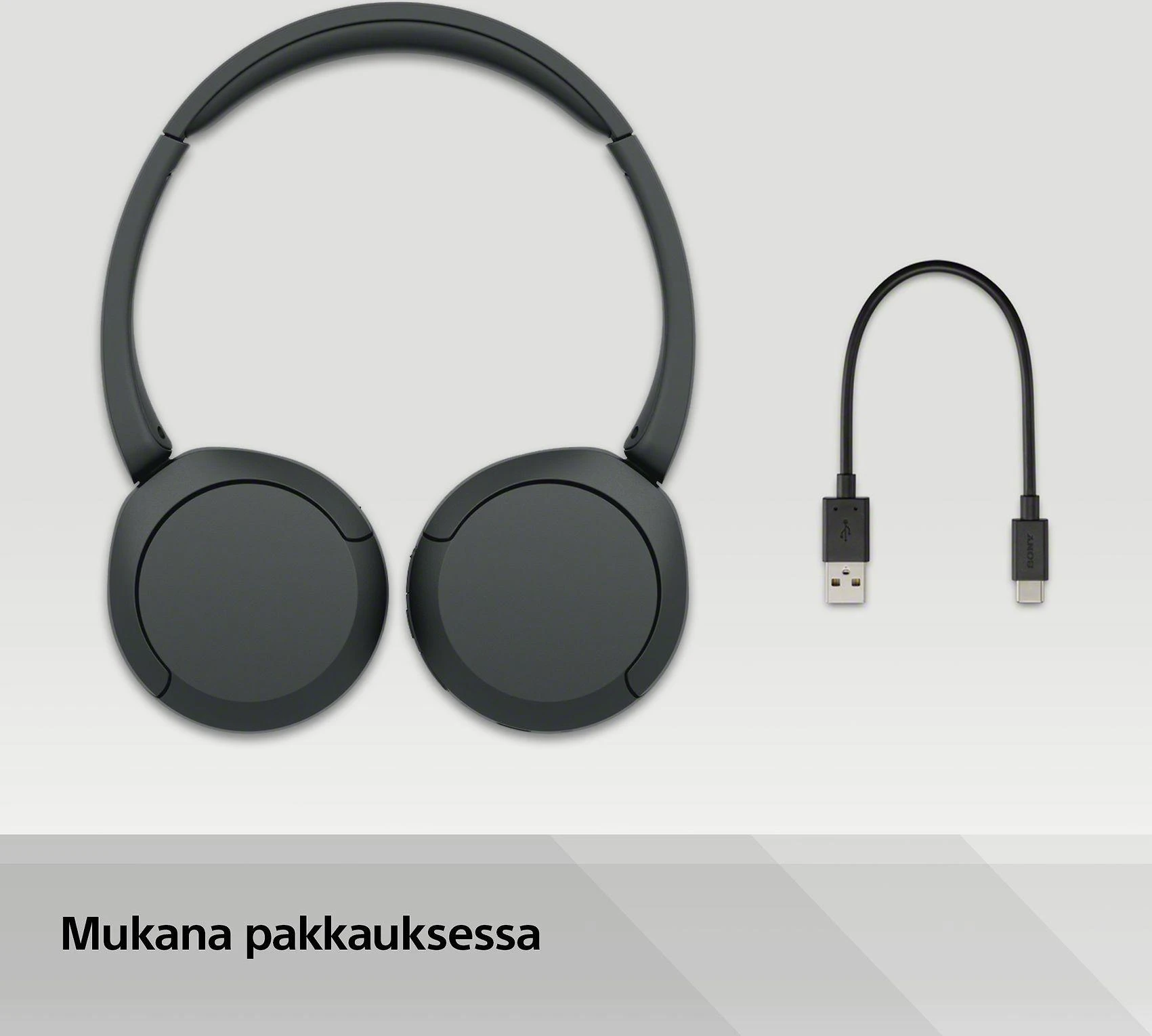 Belaidės Ausinės Sony WH-CH520B, Juodos spalvos