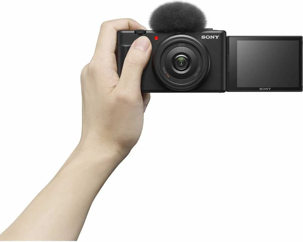 Kamera „Sony ZV-1F Vlog“.
