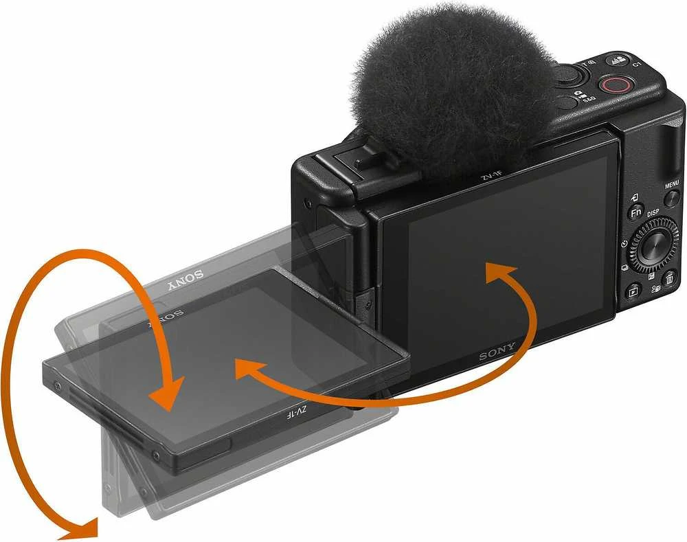 Kamera „Sony ZV-1F Vlog“.