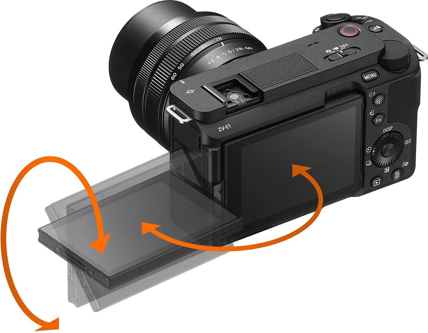 Sony ZV-E1 FF veidrodinė vaizdo įrašų kamera su 28–60 mm objektyvu | Sony