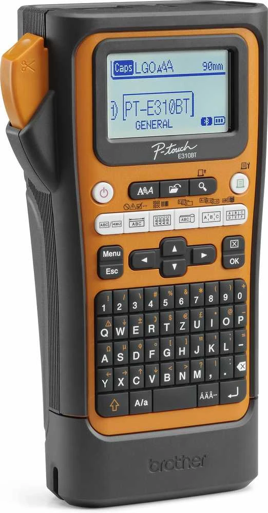 Brother PT-E310BTVP Pro | Thermal | Label Spausdintuvas | Oranžinis/Juodas