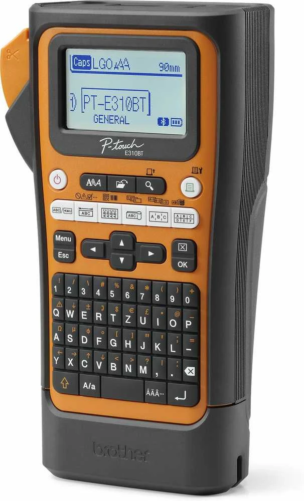 Brother PT-E310BTVP Pro | Thermal | Label Spausdintuvas | Oranžinis/Juodas