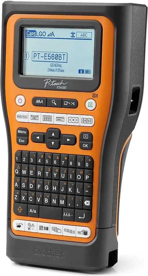 Brother PT-E560BTSP Pro | Thermal | Label Spausdintuvas | Maximum ISO A-series paper size Other | Oranžinis / Juodas