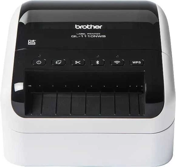 BROTHER QL-1110NWBC stalinis etikečių spausdintuvas termo Spausdintuvas, WIFI, BT, 10.36CM
