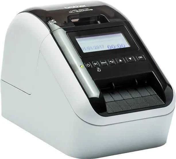 BROTHER QL-820NWBCVM stalinis etikečių spausdintuvas su termo spausdinimo funkcija, WIFI, BT, 6,2 cm (pridedamos 3 vnt. - DK-N55224)