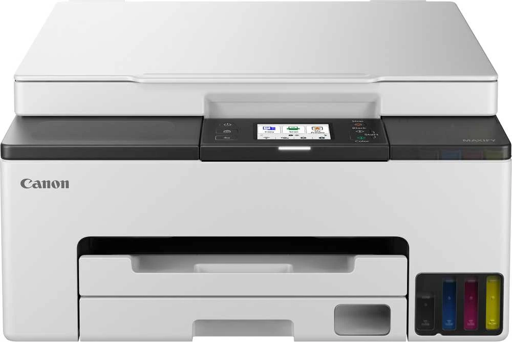 CANON MAXIFY GX1050 daugiafunkcis spalvotas rašalinis spausdintuvas, pakartotinai užpildomas, A4, 210 x 297 mm, A4, 15 atv./min., 250 lapų, USB 2.0, LAN, „Wi-Fi“.