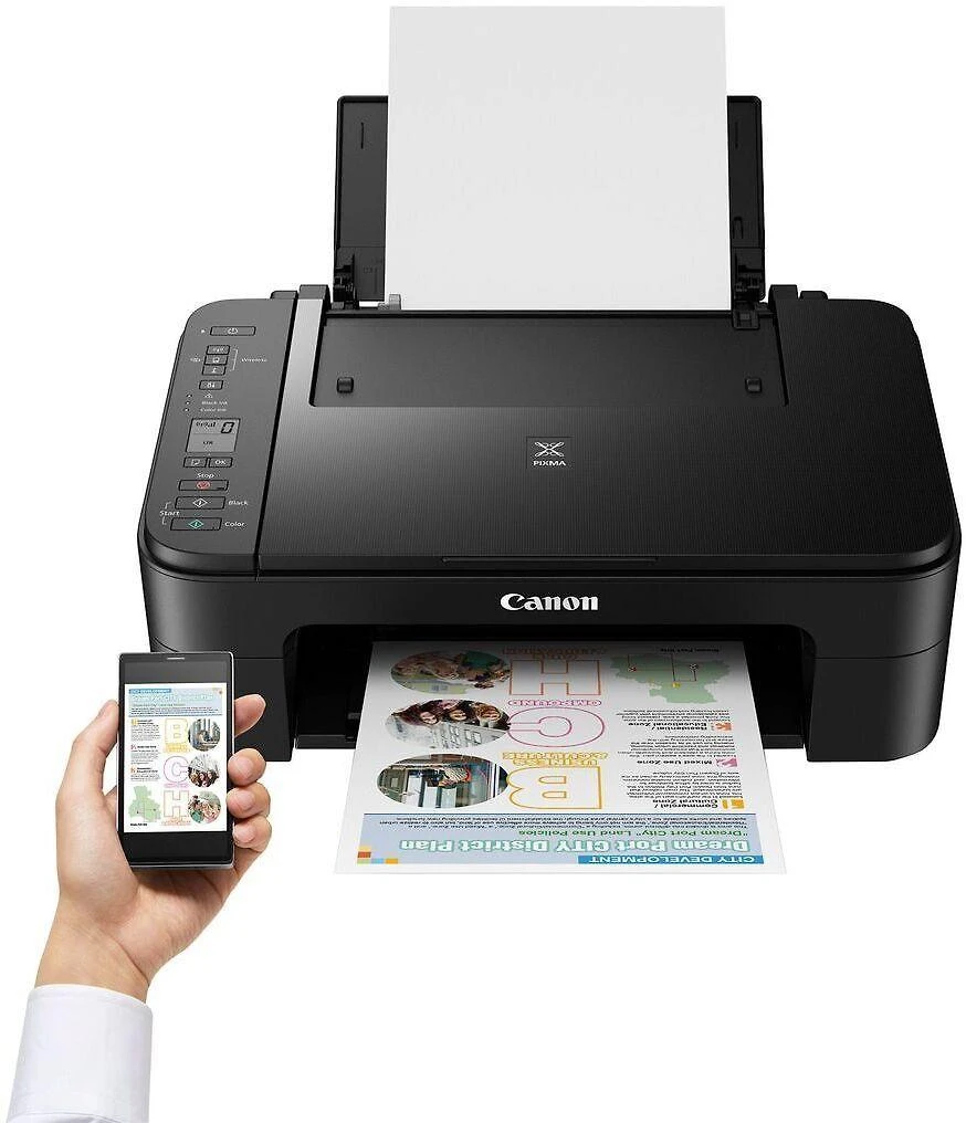 Canon PIXMA TS3350 EUR | 3771C006 | Inkjet | Spalvotas | Daugiafunkcinis Spausdintuvas | A4 | Wi-Fi | Juodas