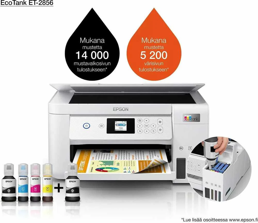 Daugiafunkcinis spausdintuvas Epson EcoTank ET-2856 (C11CJ63406)