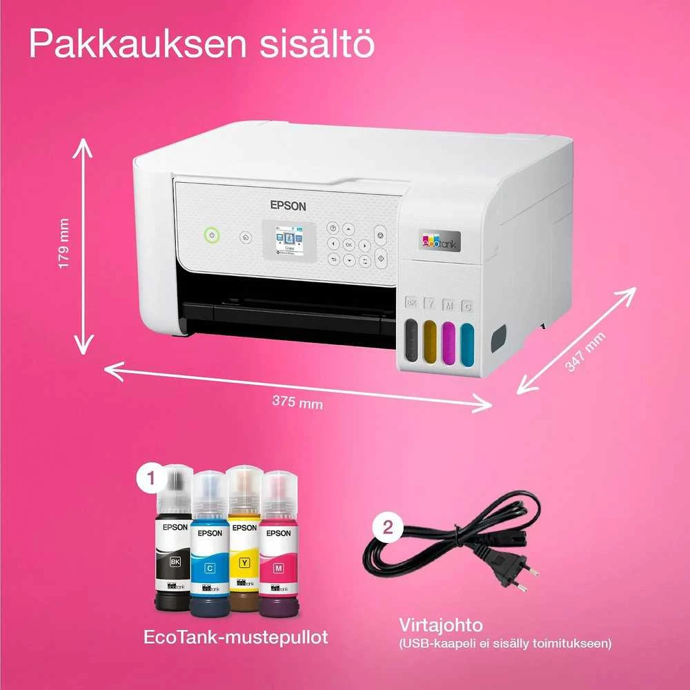 Spausdintuvas Daugiafunkcinis įrenginys Epson EcoTank* ET-2876 (C11CJ66423)