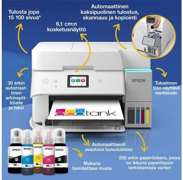 Spausdintuvas Daugiafunkcinis įrenginys Epson EcoTank ET-4956 (C11CL40403)