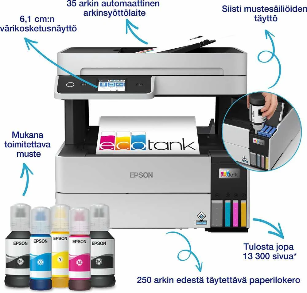 Epson Spausdintuvas EcoTank ET-5150 ET5150 (C11CJ89402)