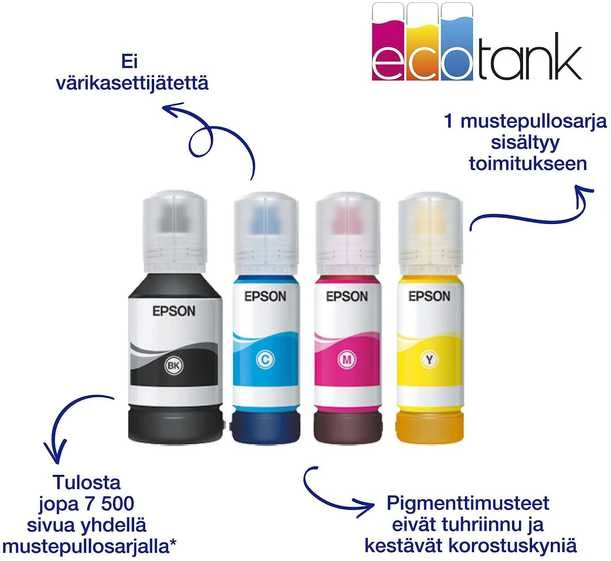Daugiafunkcis spausdintuvas - Epson EcoTank ET-5805, A4, Duplex, Jutiklinis