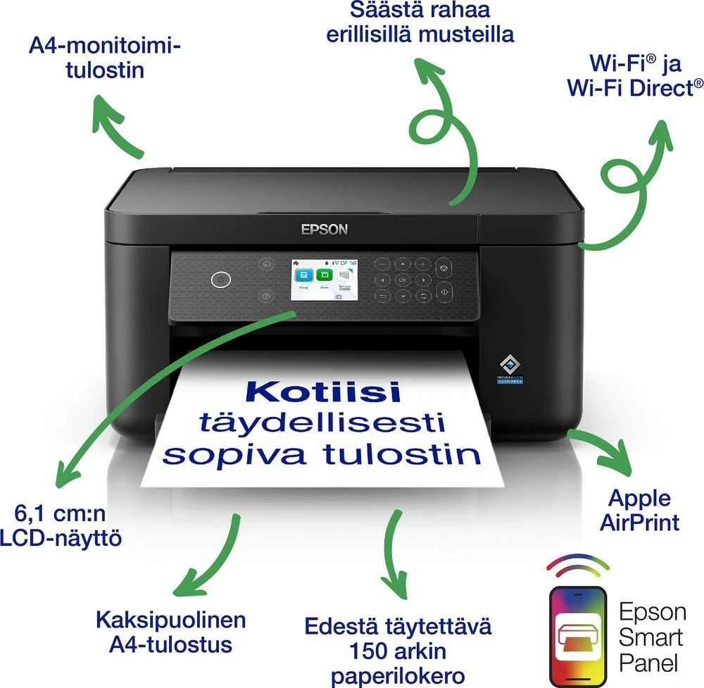 Spausdintuvas - Epson Expression Home XP-5200, Visi Viename, Bevielis, 1200 dpi