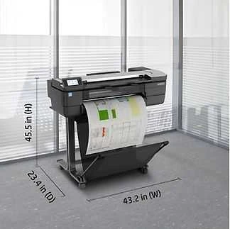Hewlett Packard (HP) HP DesignJet T830 24 colių daugiafunkcis spausdintuvas su nauju stovu Spausdintuvas