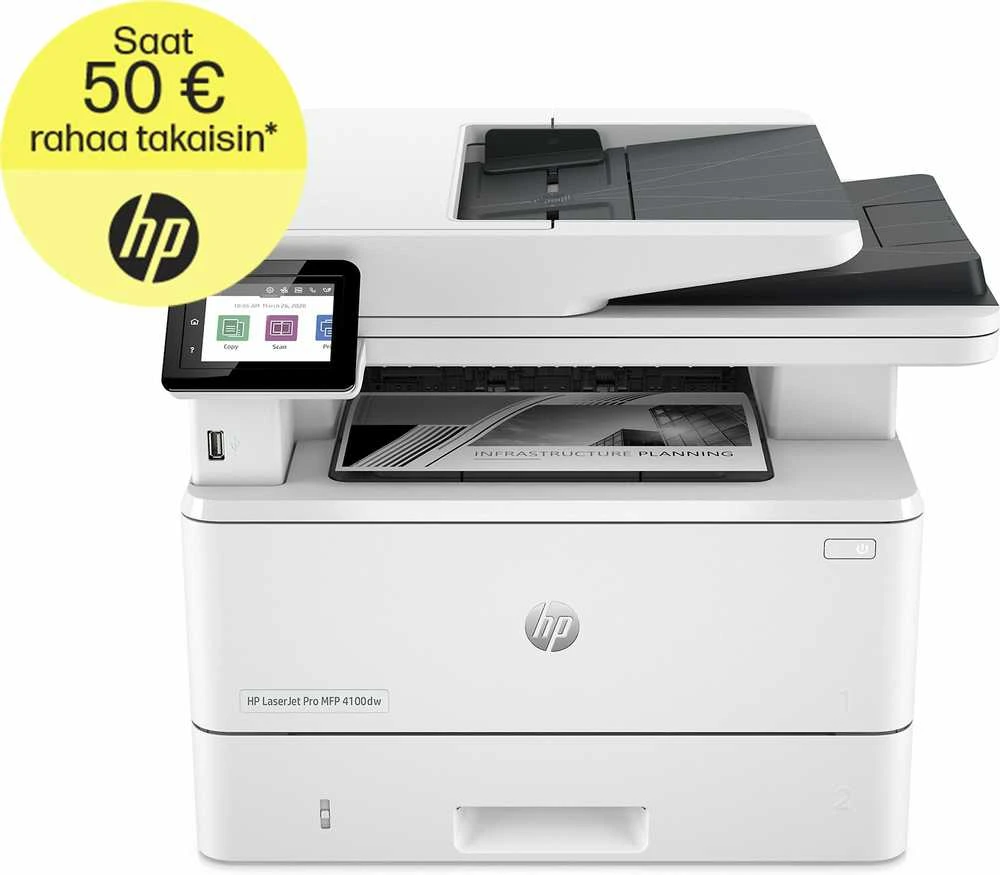 Daugiafunkcinis spausdintuvas HP LaserJet Pro 4102FDN (2Z623F)