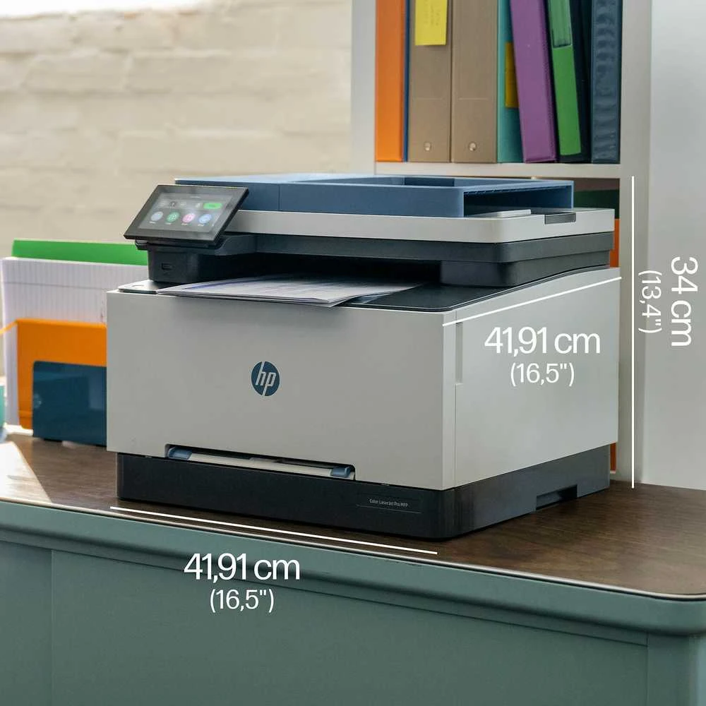 HP Color LaserJet Pro 3302fdn All-in-One Spausdintuvas - A4 Color lazerinis, Spausdinimas/Dvipusis kopijavimas, Automatinis dokumentų tiektuvas, Auto-Duplex, LAN, 25ppm, 150-2500 puslapių per mėnesį (pakeičia M283fdn)