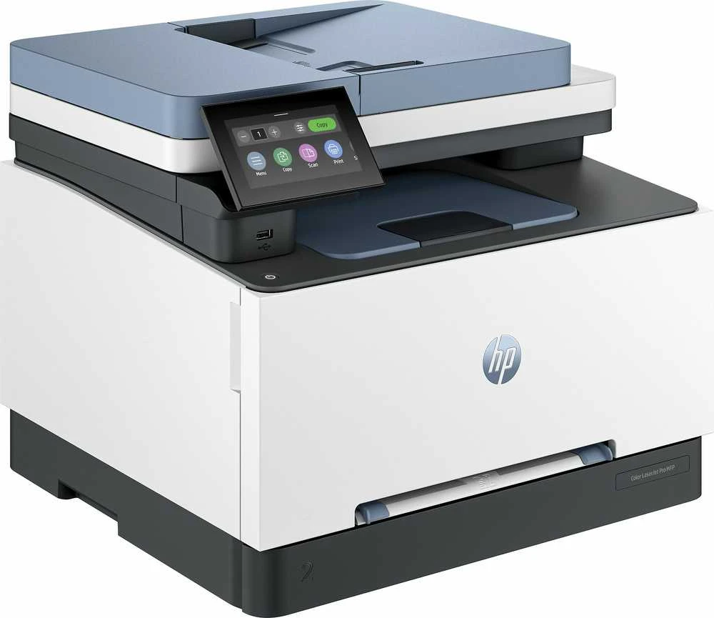 HP Color LaserJet Pro 3302fdn All-in-One Spausdintuvas - A4 Color lazerinis, Spausdinimas/Dvipusis kopijavimas, Automatinis dokumentų tiektuvas, Auto-Duplex, LAN, 25ppm, 150-2500 puslapių per mėnesį (pakeičia M283fdn)