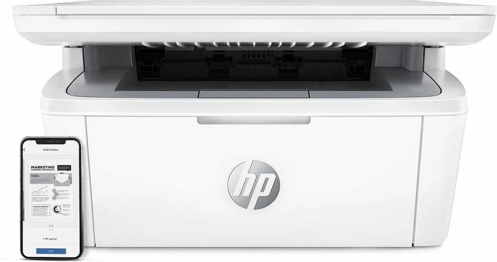 Daugiafunkcis lazerinis spausdintuvas HP LaserJet MFP M140w, spausdinimas / kopijavimas / skenavimas, nespalvotas, A4, 20 ppm, USB / Wi-Fi, baltas
