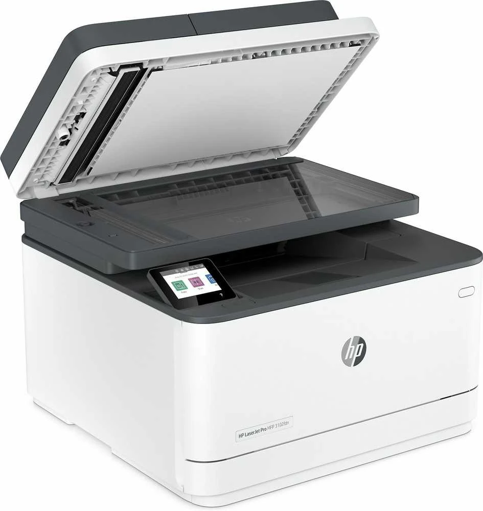 Hewlett Packard (HP) HP LaserJet Pro MFP 3102fdn AIO All-in-One Spausdintuvas - A4 Mono lazerinis, Spausdinti/Kopijuoti/Skenuoti/Faksas, Automatinis dokumentų tiektuvas, Auto-Duplex, LAN, 33ppm, 350-2500 puslapių per mėnesį M227fdn)