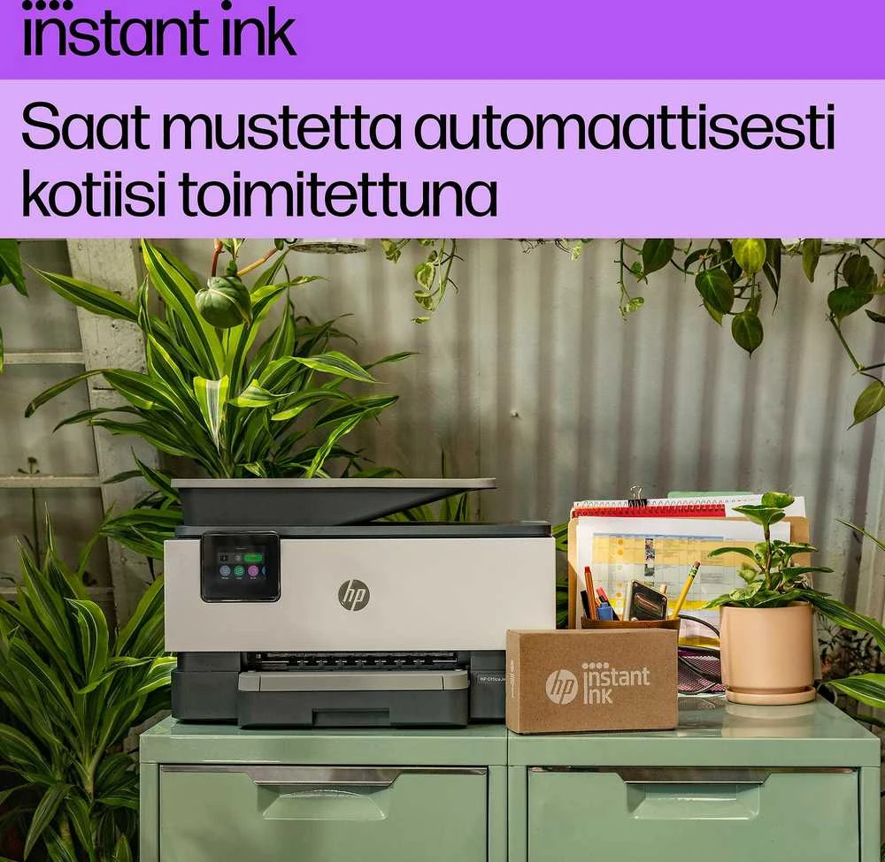 HP OfficeJet Pro 9122e daugiafunkcis spausdintuvas, Terminis rašalinis spausdintuvas, Spalvotas spausdinimas, 4800 x 1200 DPI, A4, Tiesioginis spausdinimas, Pilkas