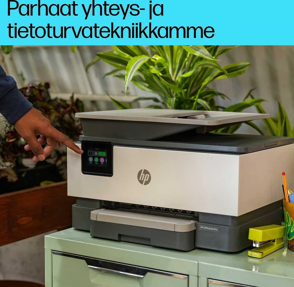 HP OfficeJet Pro 9122e daugiafunkcis spausdintuvas, Terminis rašalinis spausdintuvas, Spalvotas spausdinimas, 4800 x 1200 DPI, A4, Tiesioginis spausdinimas, Pilkas