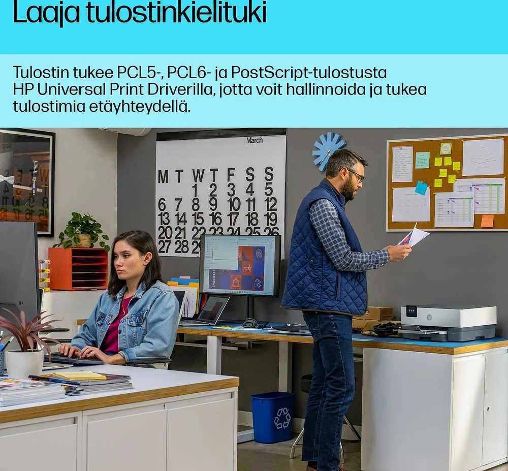 HP OfficeJet Pro 9122e daugiafunkcis spausdintuvas, Terminis rašalinis spausdintuvas, Spalvotas spausdinimas, 4800 x 1200 DPI, A4, Tiesioginis spausdinimas, Pilkas