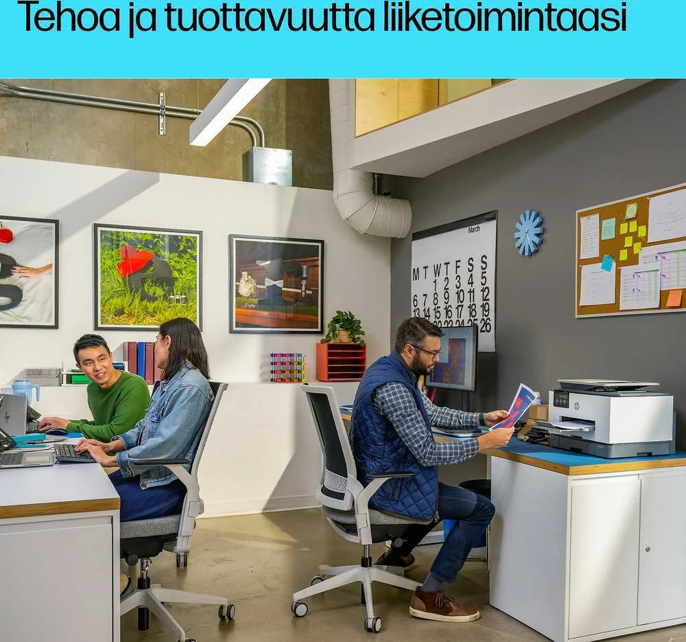 Hewlett Packard (HP) HP OfficeJet Pro 9130b belaidis daugiafunkcis spalvotas Spausdintuvas, dvipusis spausdinimas; Kopijavimo aparatas, Skaitytuvas