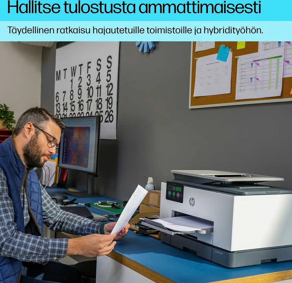 Hewlett Packard (HP) HP OfficeJet Pro 9130b belaidis daugiafunkcis spalvotas Spausdintuvas, dvipusis spausdinimas; Kopijavimo aparatas, Skaitytuvas